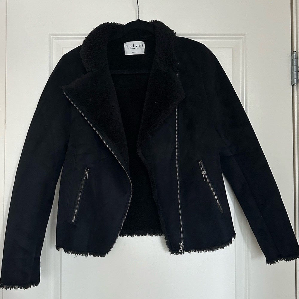 Velvet - suede black jacket